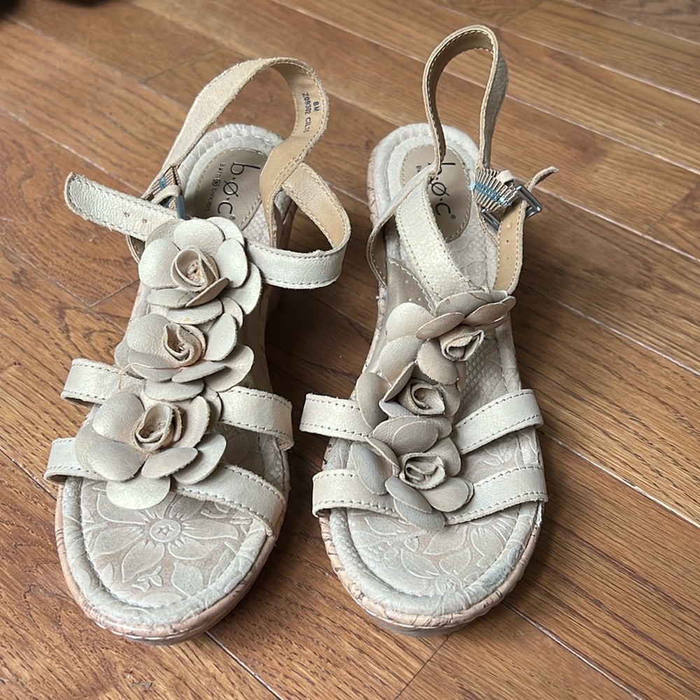 B. O. C. Flower wedges